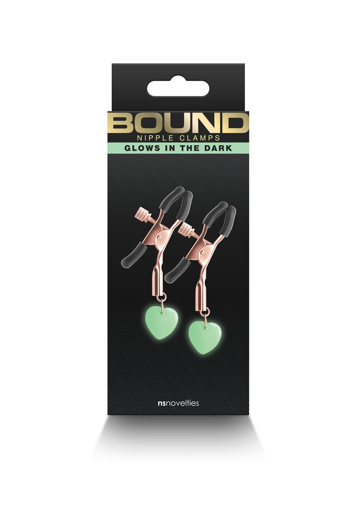 NS Novelties Bound Nipple Clamps G3 GOLD - 3