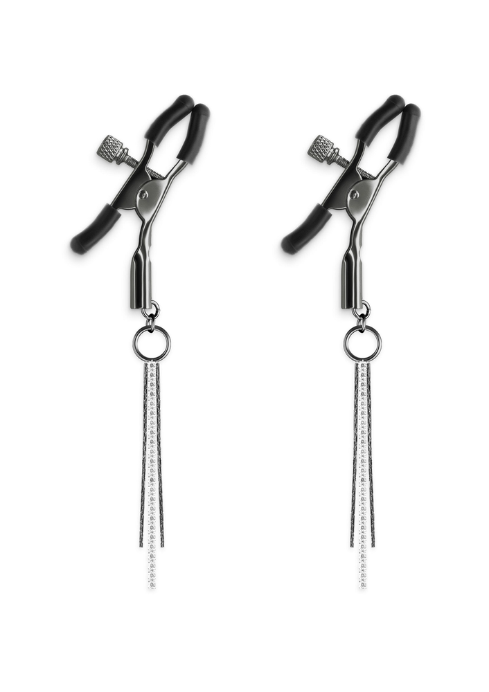 NS Novelties Bound Nipple Clamps D3 BLACK - 2