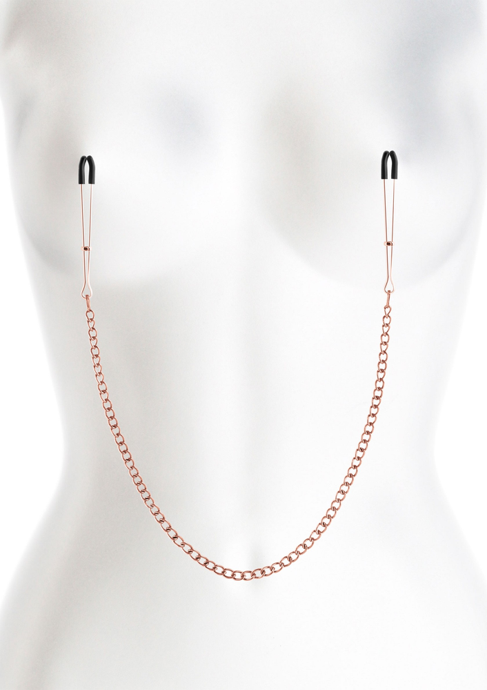 NS Novelties Bound Nipple Clamps DC3 ROSEGOLD - 1
