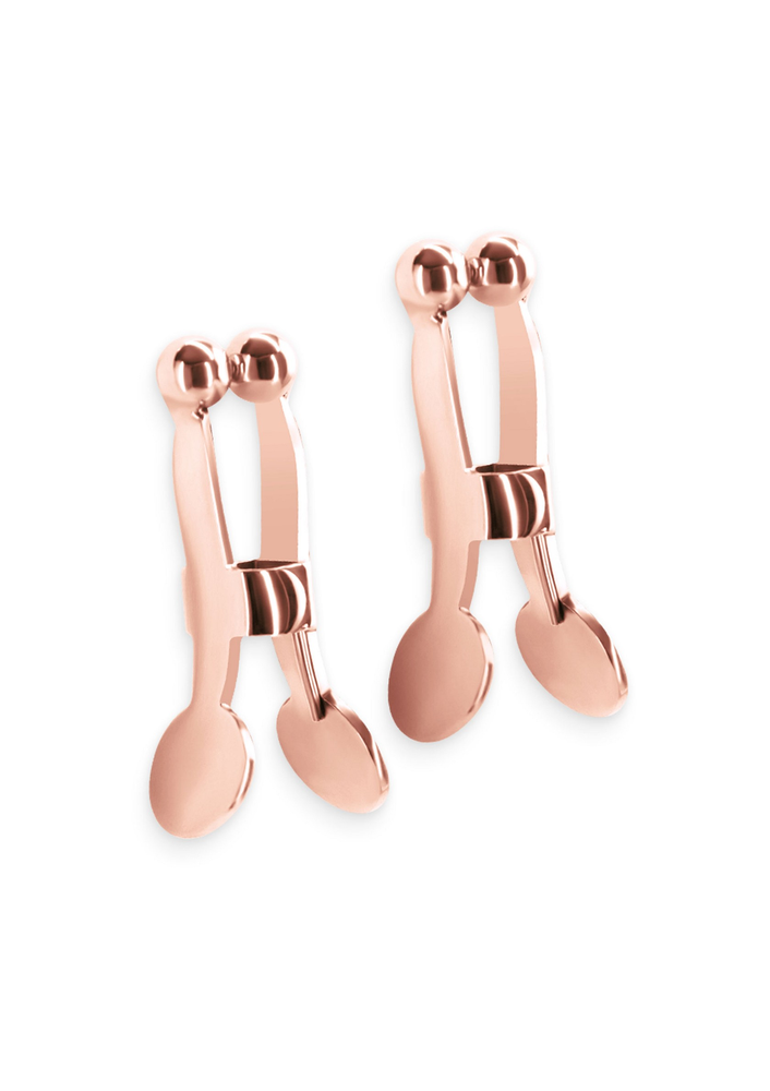 NS Novelties Bound Nipple Clamps C1 ROSEGOLD - 2