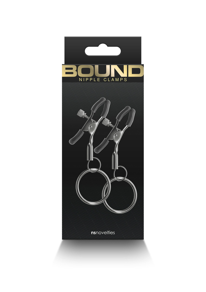 NS Novelties Bound Nipple Clamps C2 BLACK - 0