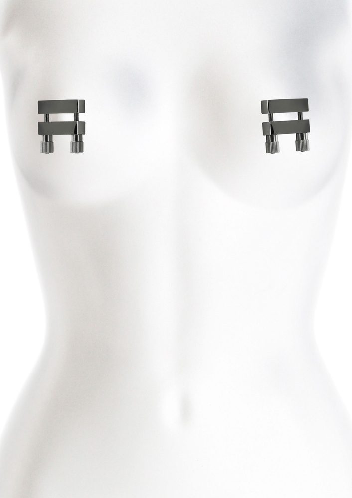 NS Novelties Bound Nipple Clamps V1 BLACK - 0