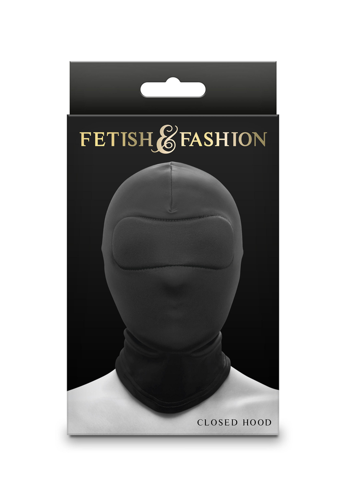 NS Novelties Fetish & Fashion Closed Hood BLACK - 1