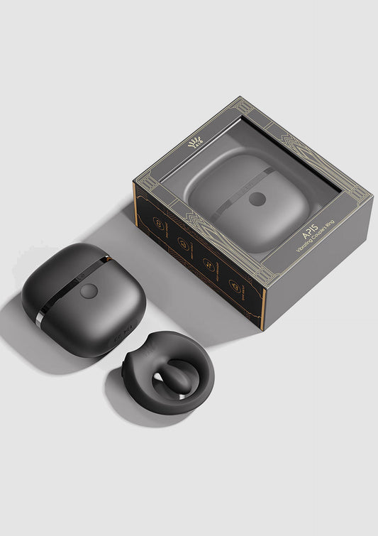 Apis Vibrating Couples Ring - Schwarz