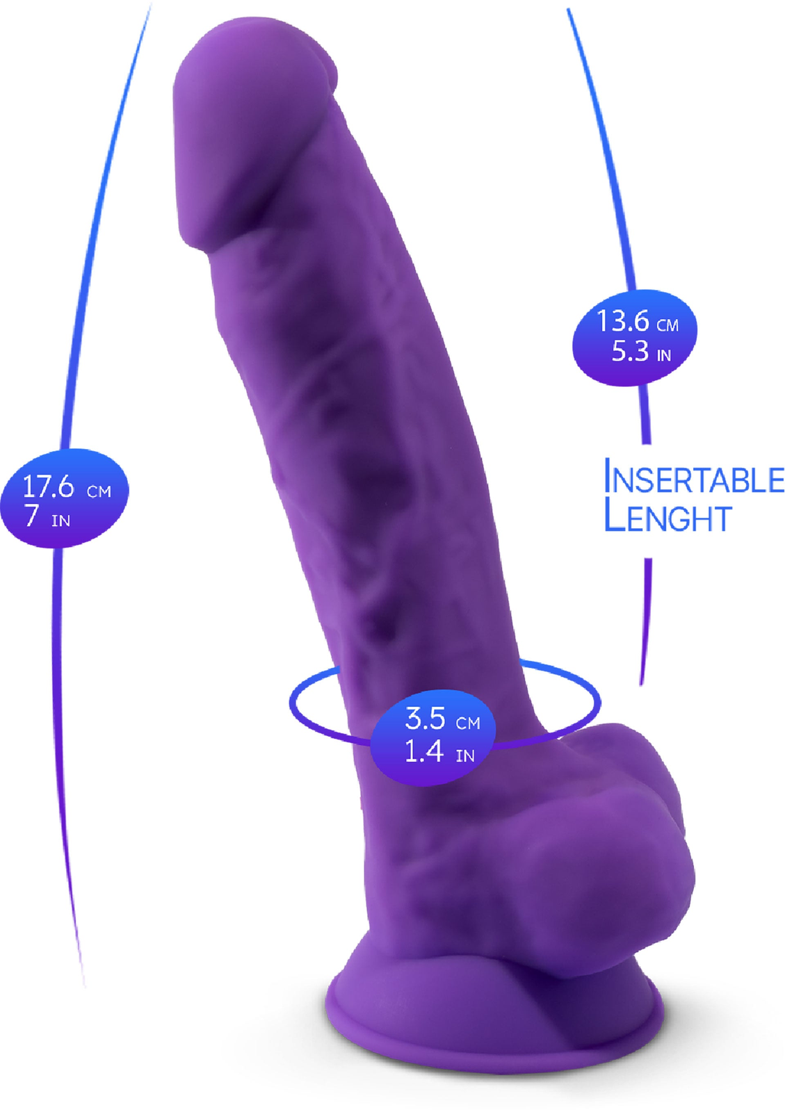Dildo Model 7 inch BROWN - 12