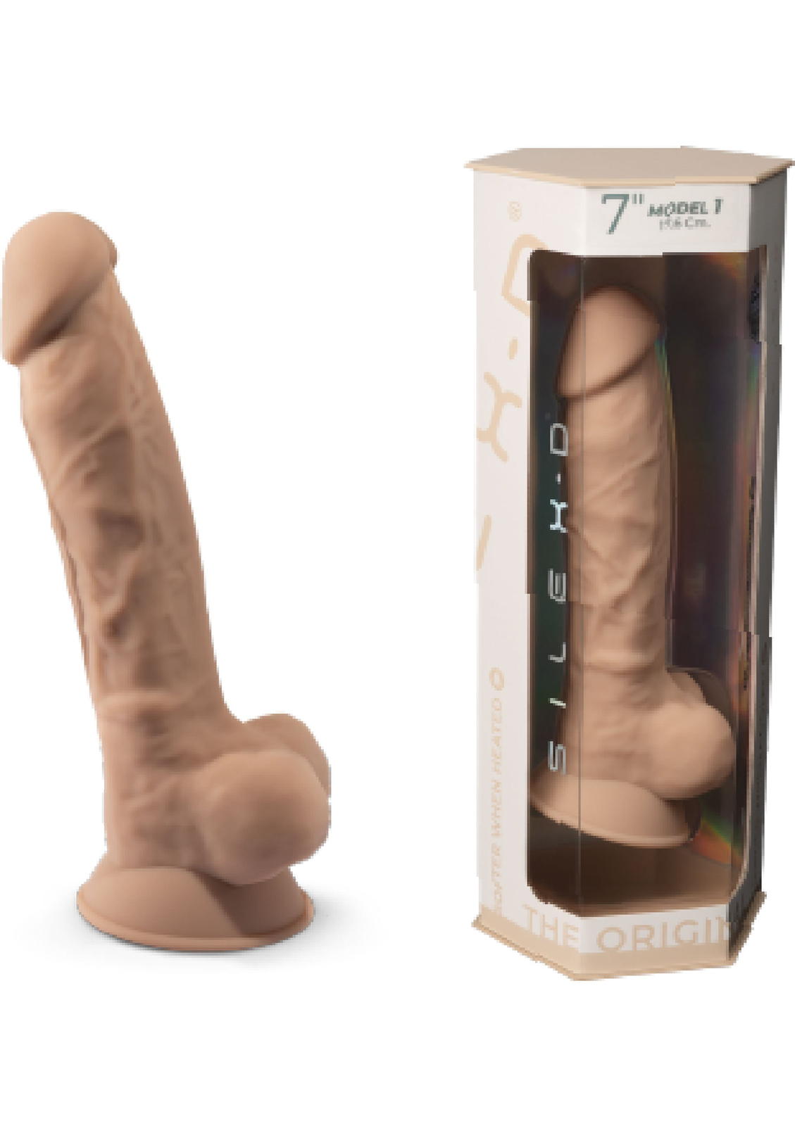 Dildo Model 7 inch BROWN - 16