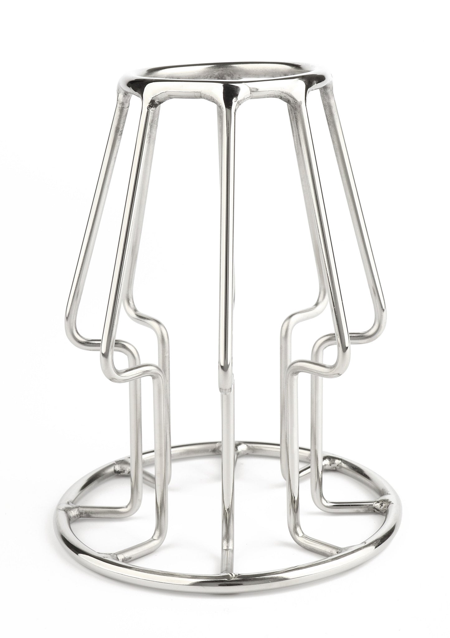 Mr. Steel Trapezoid Anal Plug Large SILVER - 0