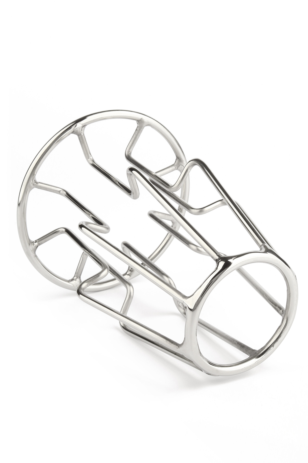 Mr. Steel Trapezoid Anal Plug Large SILVER - 2