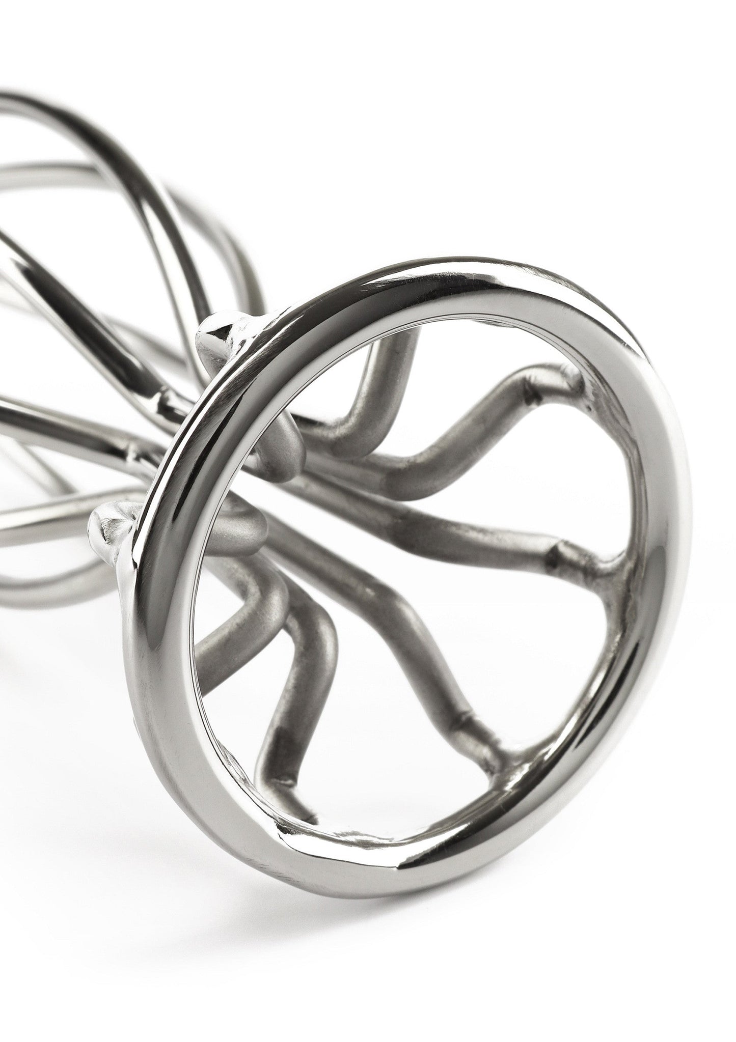 Round Wire Plug Large SILVER - 2
