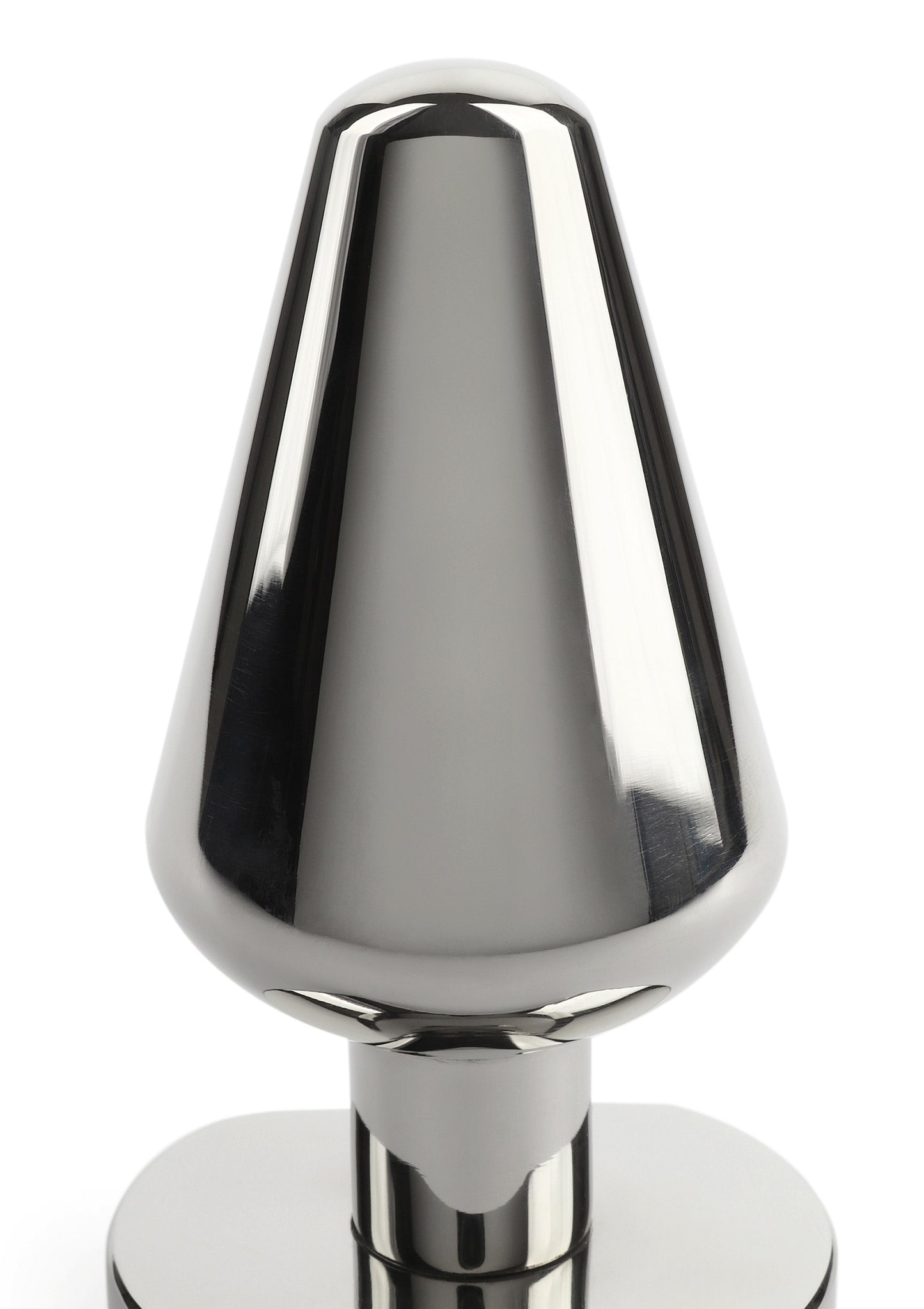 Mr. Steel Heavy Steel Butt Plug Medium SILVER - 2