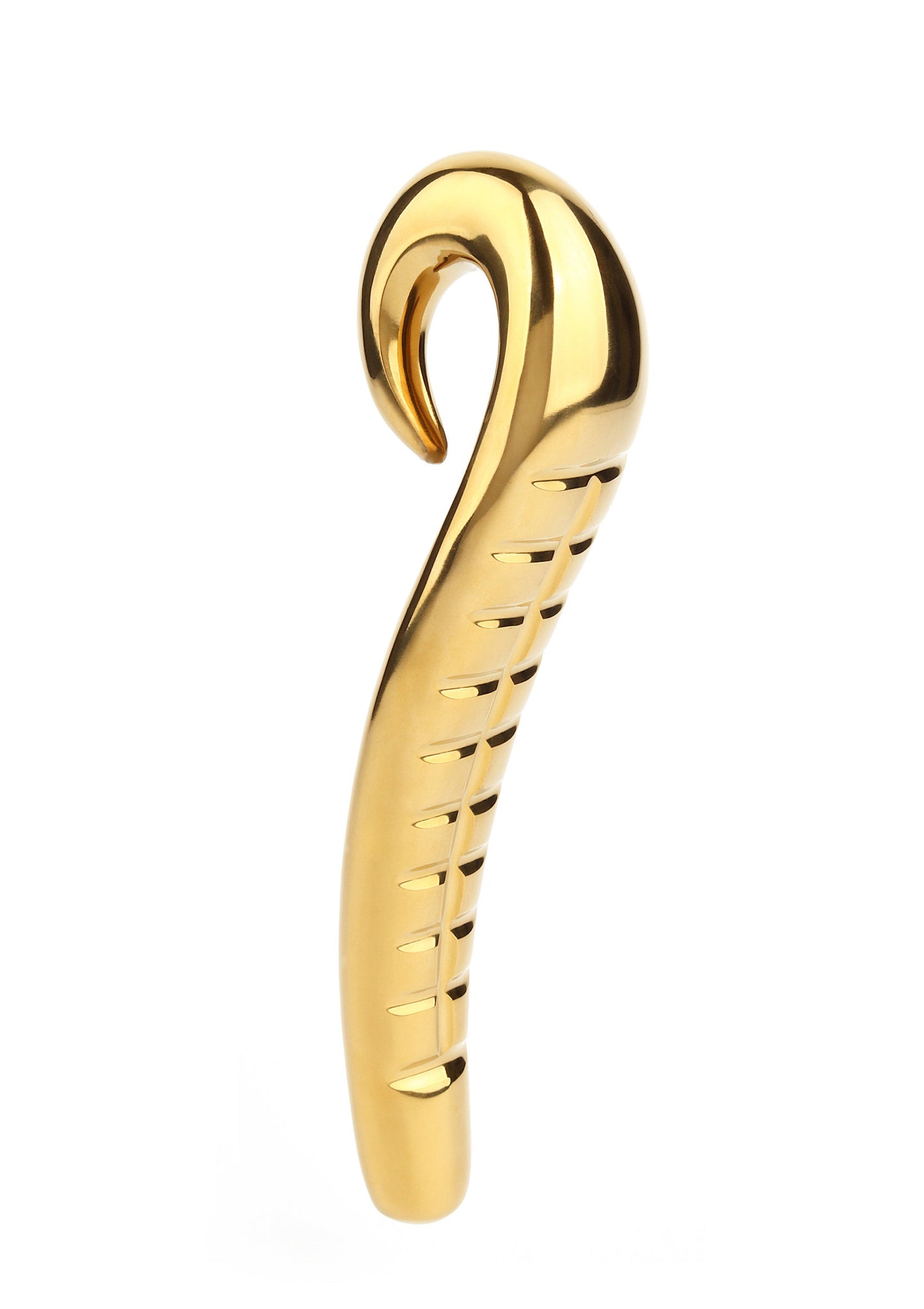 Mr. Steel Devil's Tongue Dildo GOLD - 0