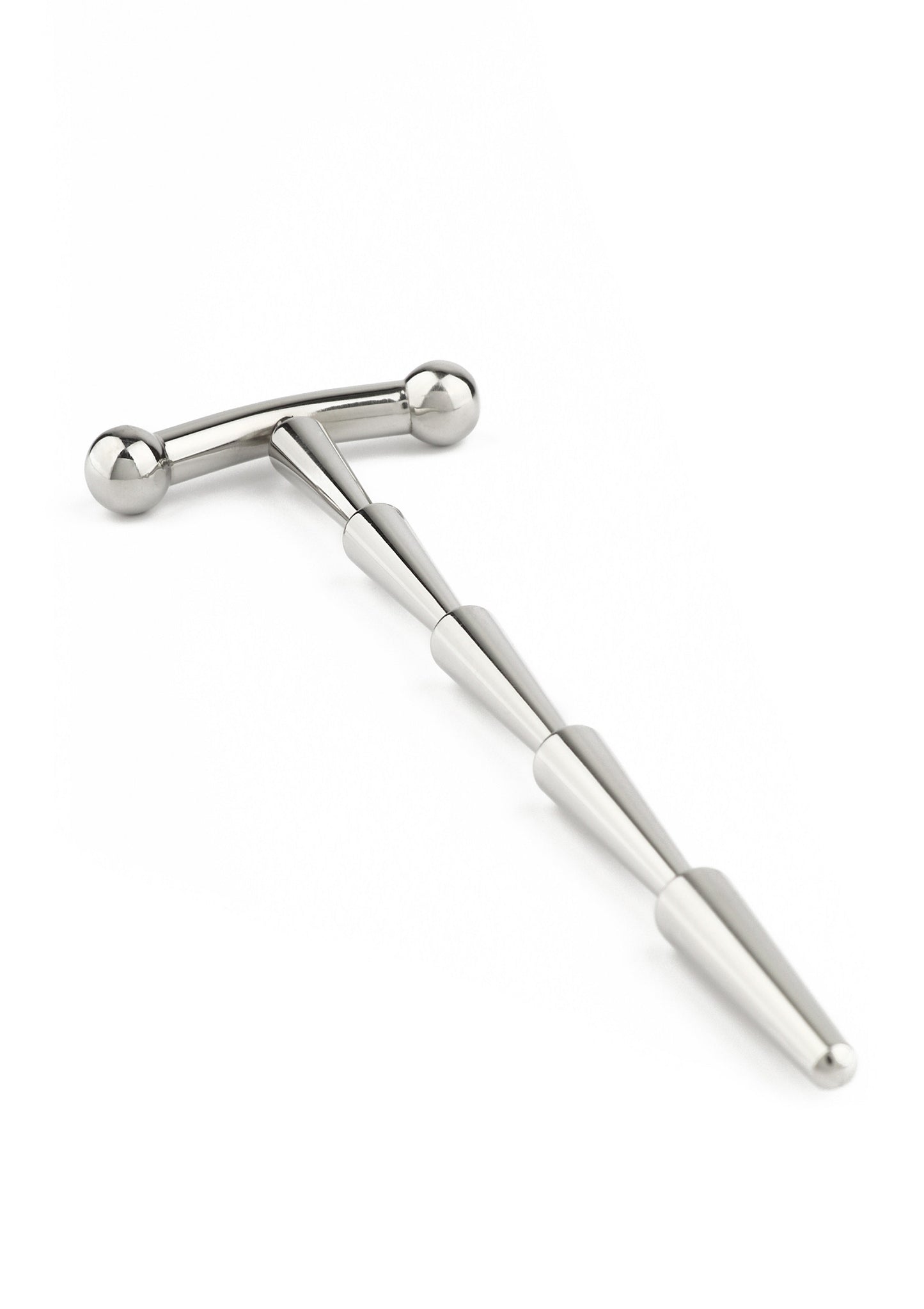Mr. Steel Smooth Cum Rattle Penis Plug SILVER - 5