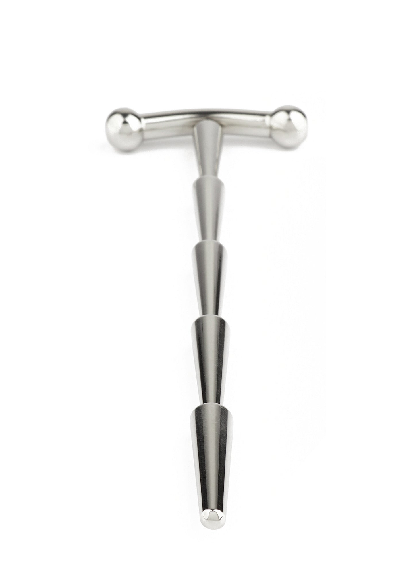 Mr. Steel Smooth Cum Rattle Penis Plug SILVER - 6