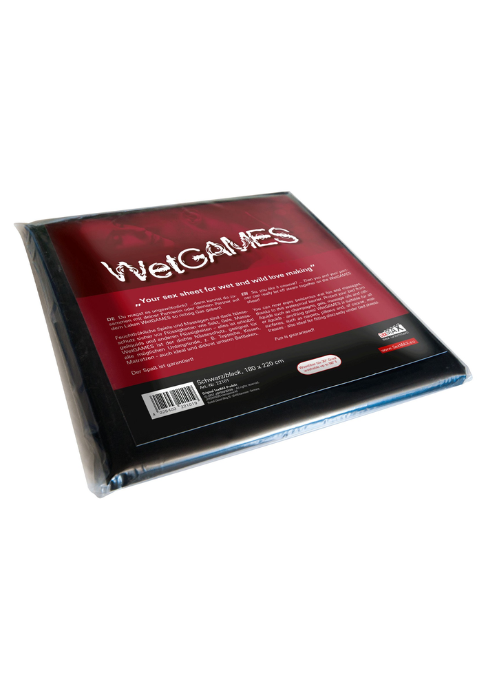 Joy Division Wetgames Sex Sheet 180X220 BLACK - 1