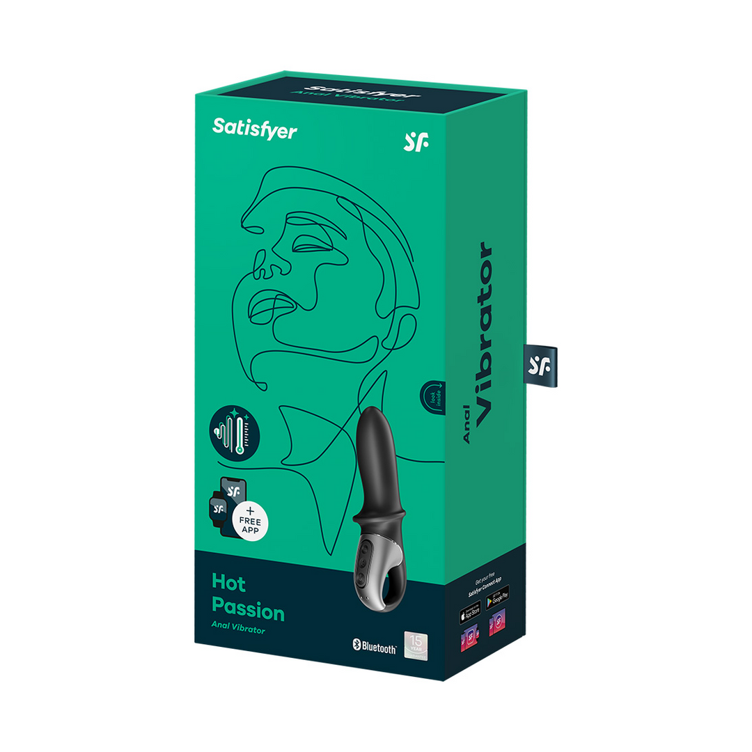 Hot Passion - Verwarmende Anale Vibrator - Zwart Schwarz - 2