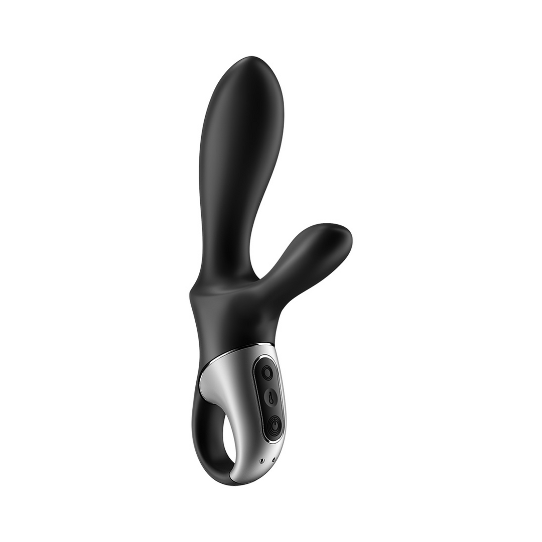 Heat Climax - Verwarmende Anale Vibrator - Zwart Schwarz - 1