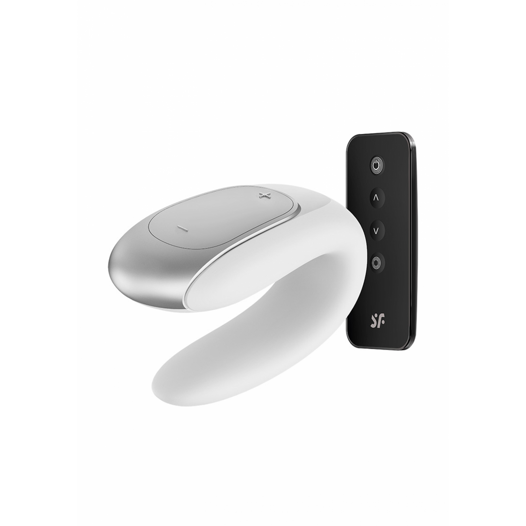 Dubbele Pret - Partner Vibrator - Wit Weiß - 1