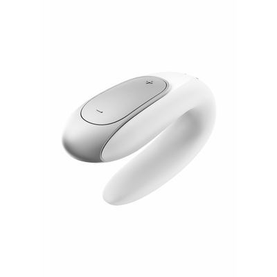 Dubbele Pret - Partner Vibrator - Wit Weiß - 0