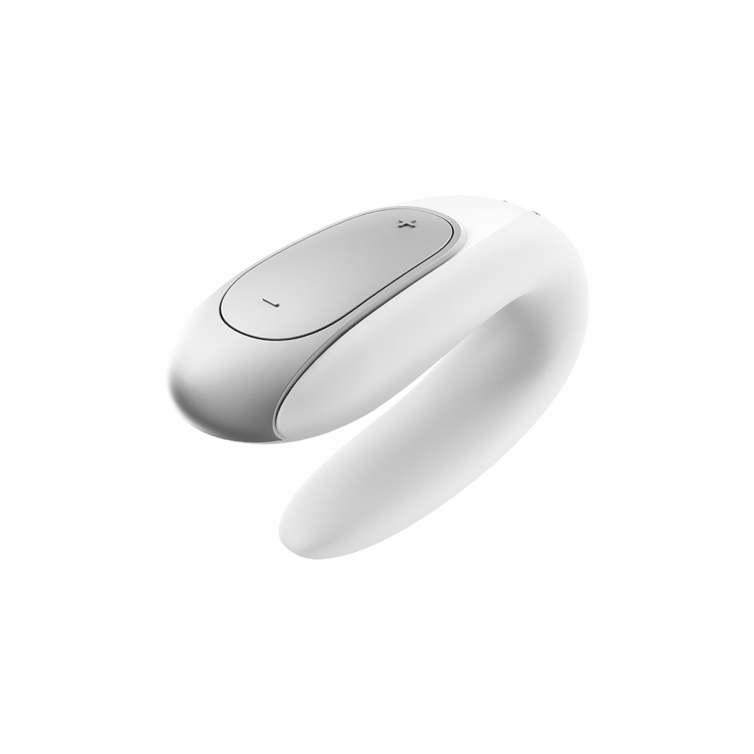 Dubbele Pret - Partner Vibrator - Wit Weiß - 1