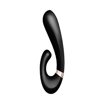Heat Wave - Verwarmende Vibrator en Clitorisstimulator - Zwart Schwarz - 2