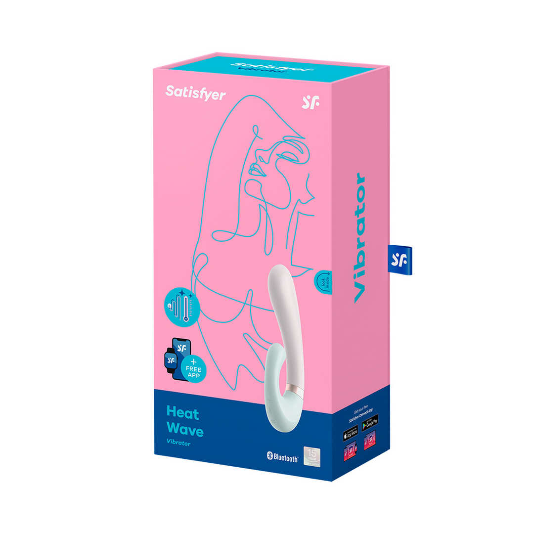 Heat Wave - Warming Vibrator and Clitoral Stimulator - Mint Grün - 1