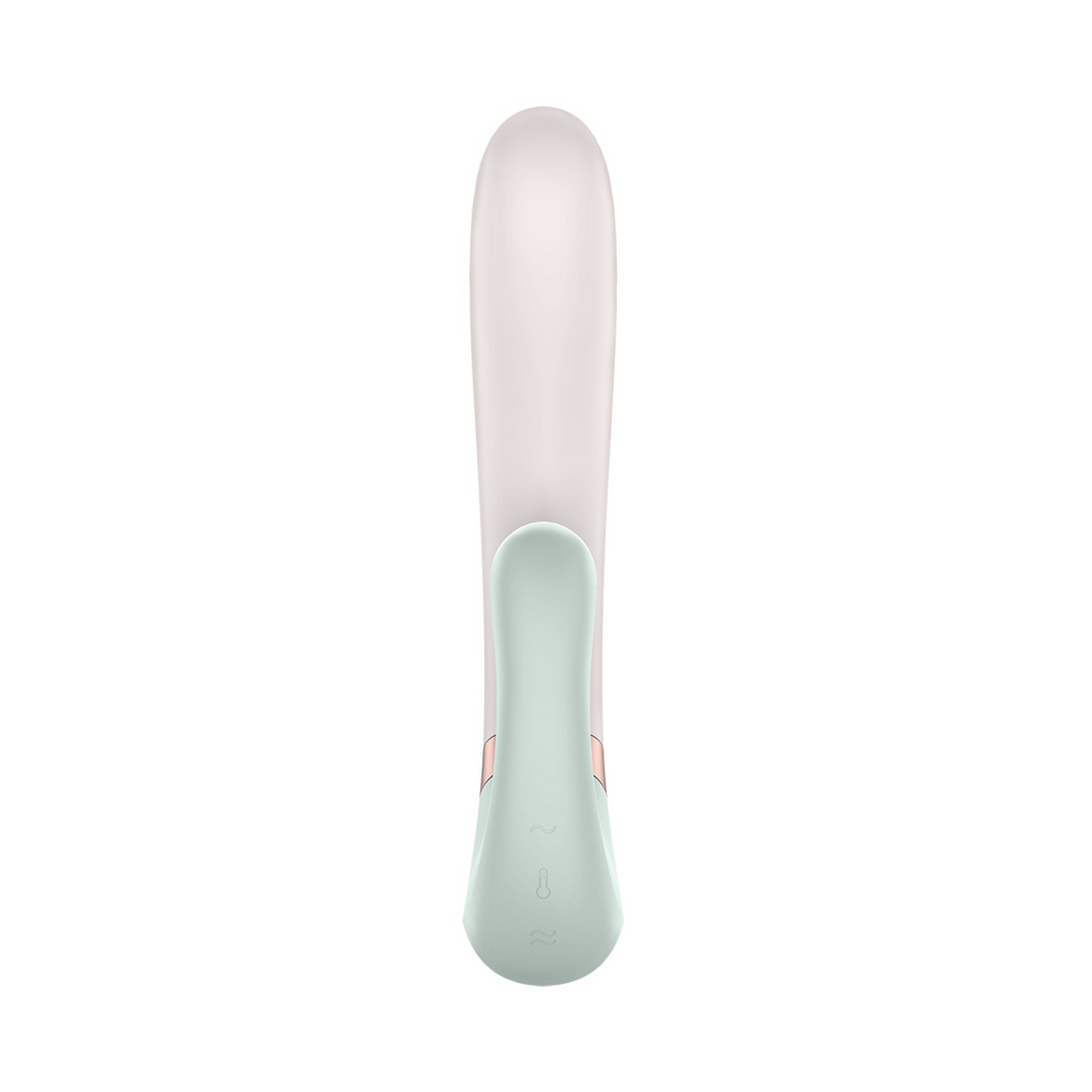 Heat Wave - Warming Vibrator and Clitoral Stimulator - Mint Grün - 2
