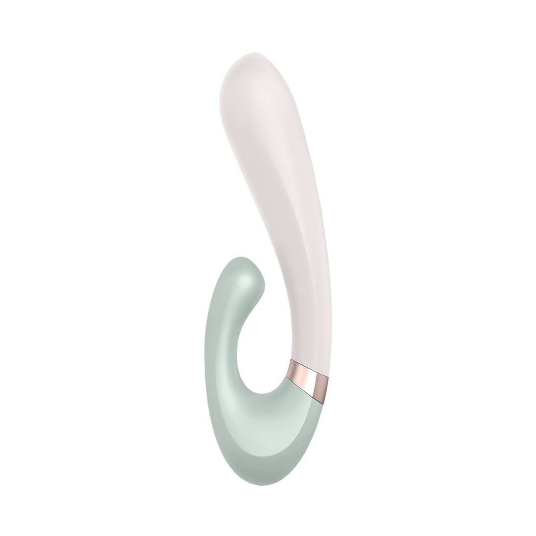 Heat Wave - Warming Vibrator and Clitoral Stimulator - Mint Grün - 0