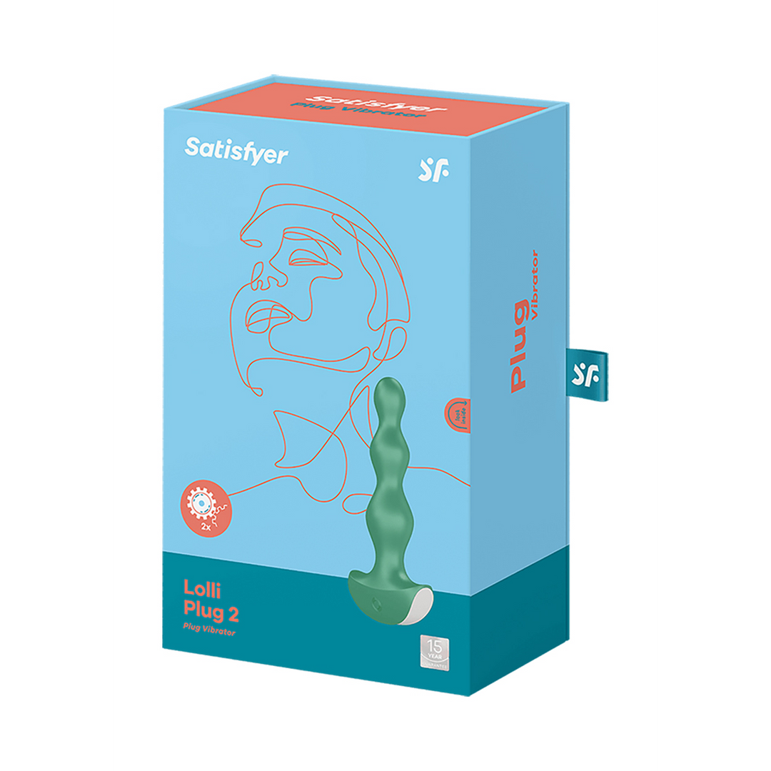Lolli Plug 2 - Classic Vibrator - Groen Grün - 3