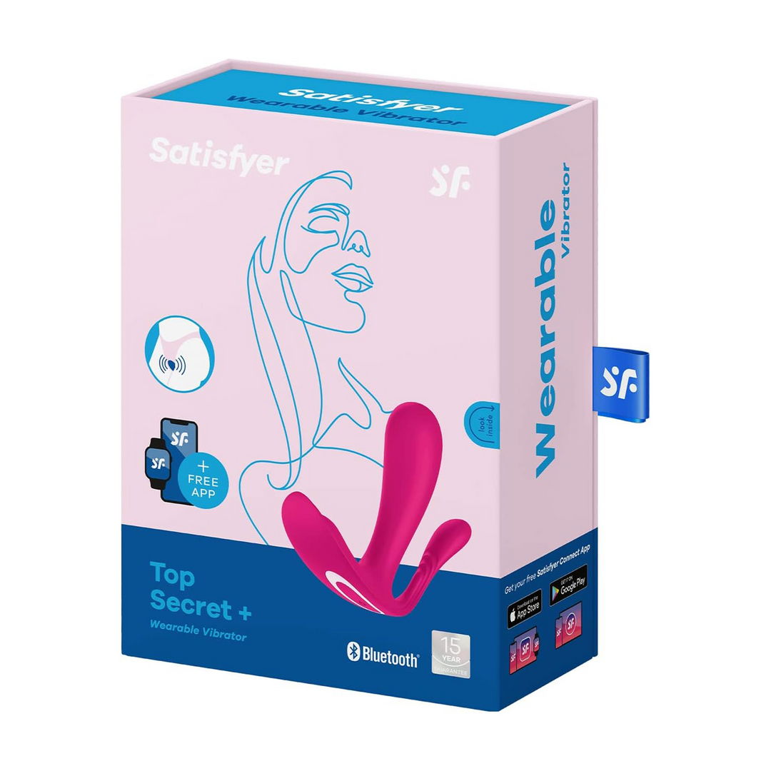 Top Secret Plus - Draagbare Panties Vibrator - Roze Pink - 1
