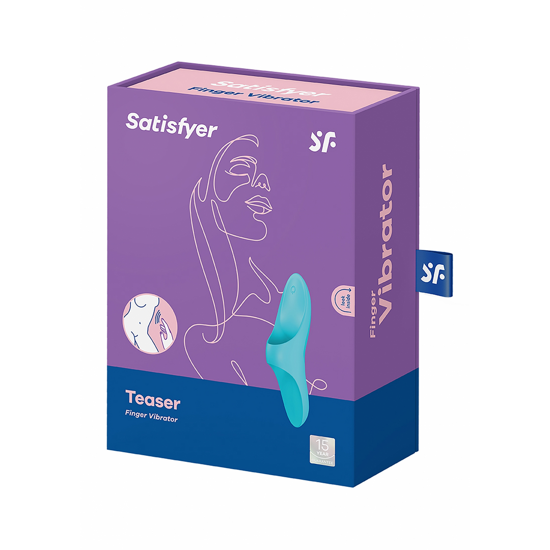 Teaser - Finger Vibrator - Lichtblauw Blau - 1