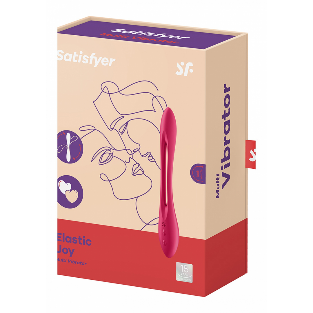 Elastic Joy - Buigbare Multifunctionele Massager - Rood Rot - 4