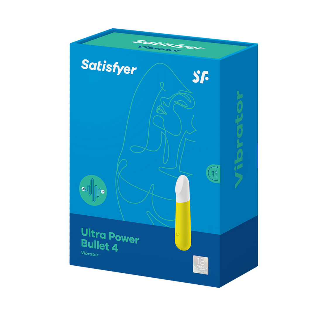 Ultra Power Bullet 4 - Vibrating Bullet - Yellow Yellow - 2
