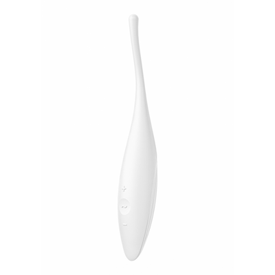 Draaiende Vreugde - Tip Vibrator - Wit Weiß - 0