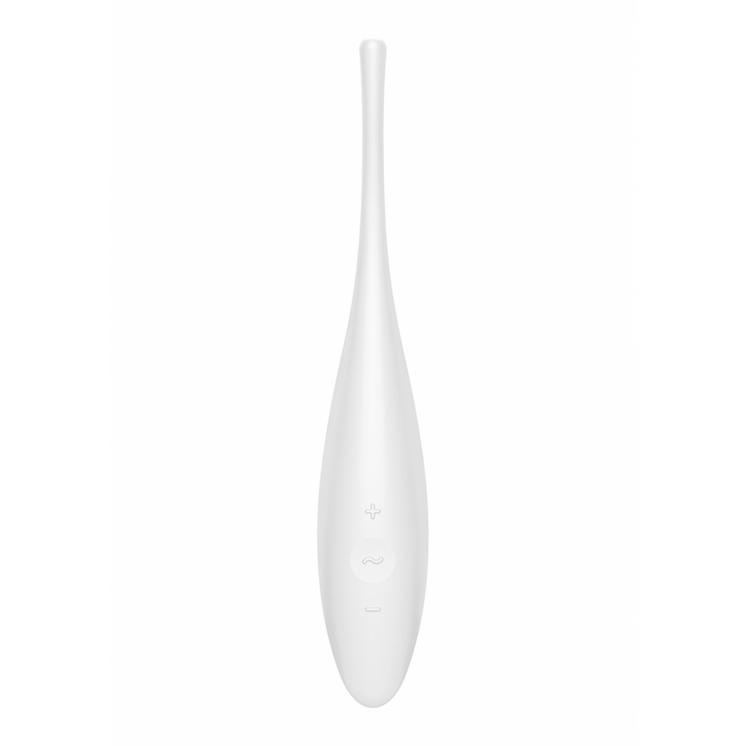 Draaiende Vreugde - Tip Vibrator - Wit Weiß - 1