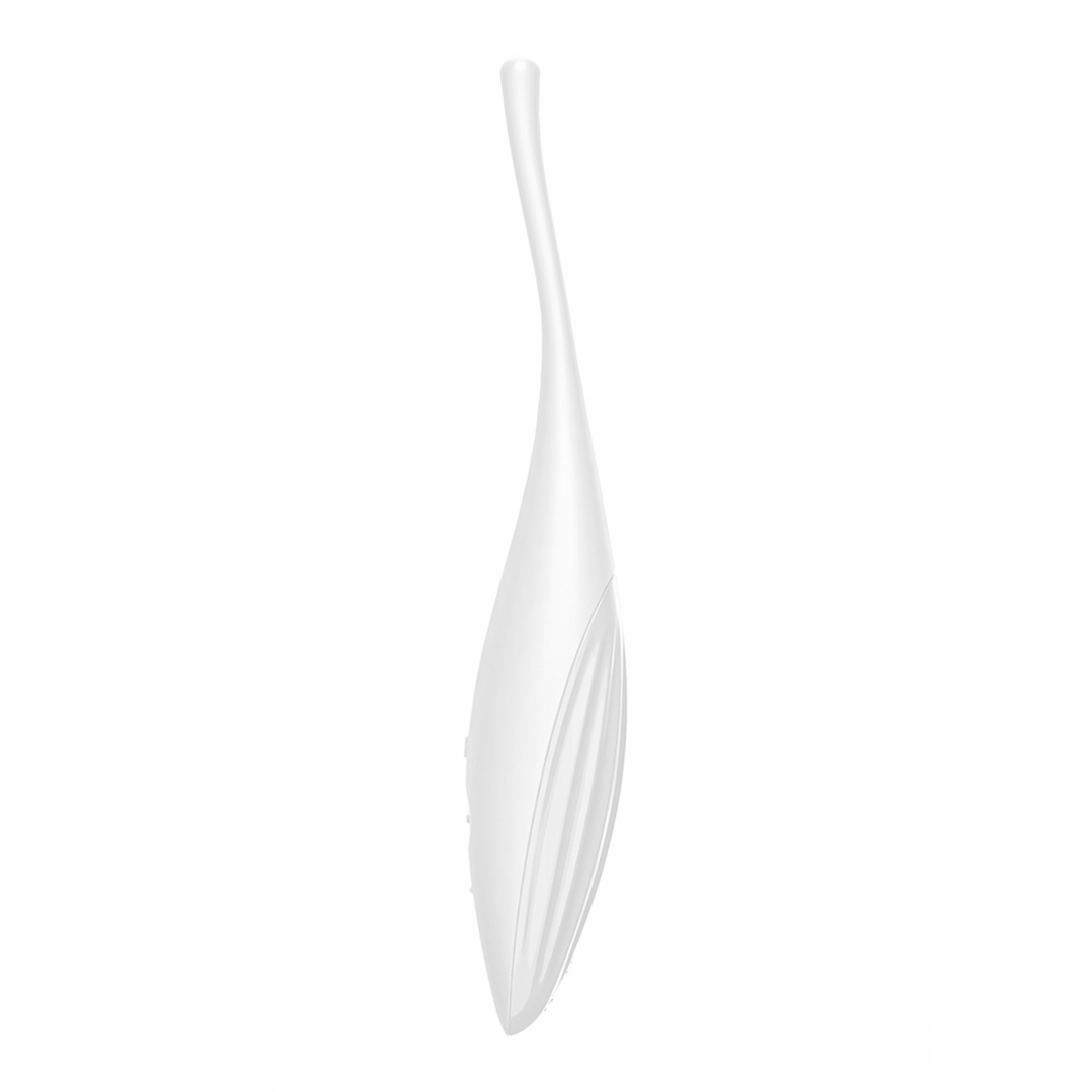 Draaiende Vreugde - Tip Vibrator - Wit Weiß - 2