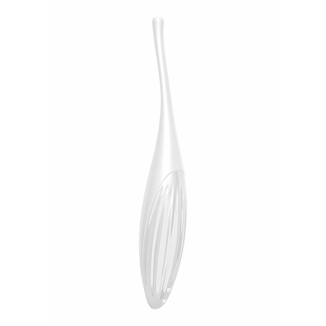 Draaiende Vreugde - Tip Vibrator - Wit Weiß - 4