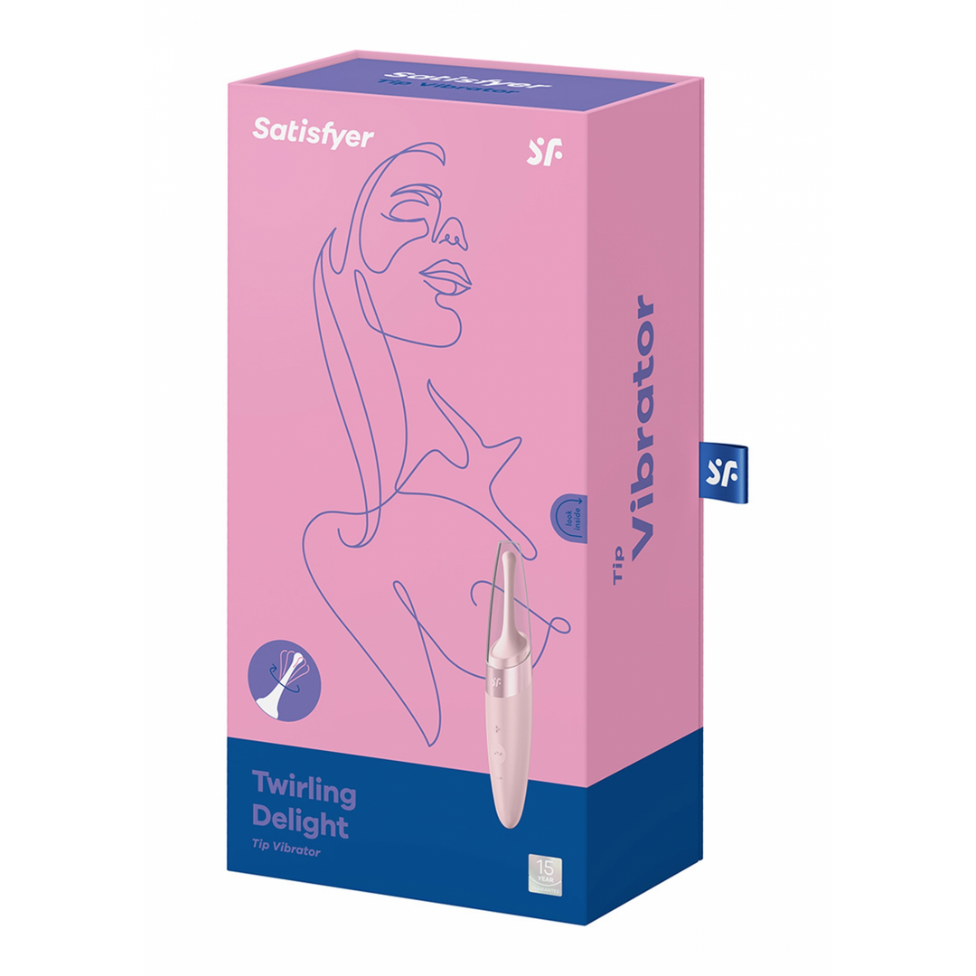 Draaiende Verwennerij - Tip Vibrator - Oud Roze Pink - 0