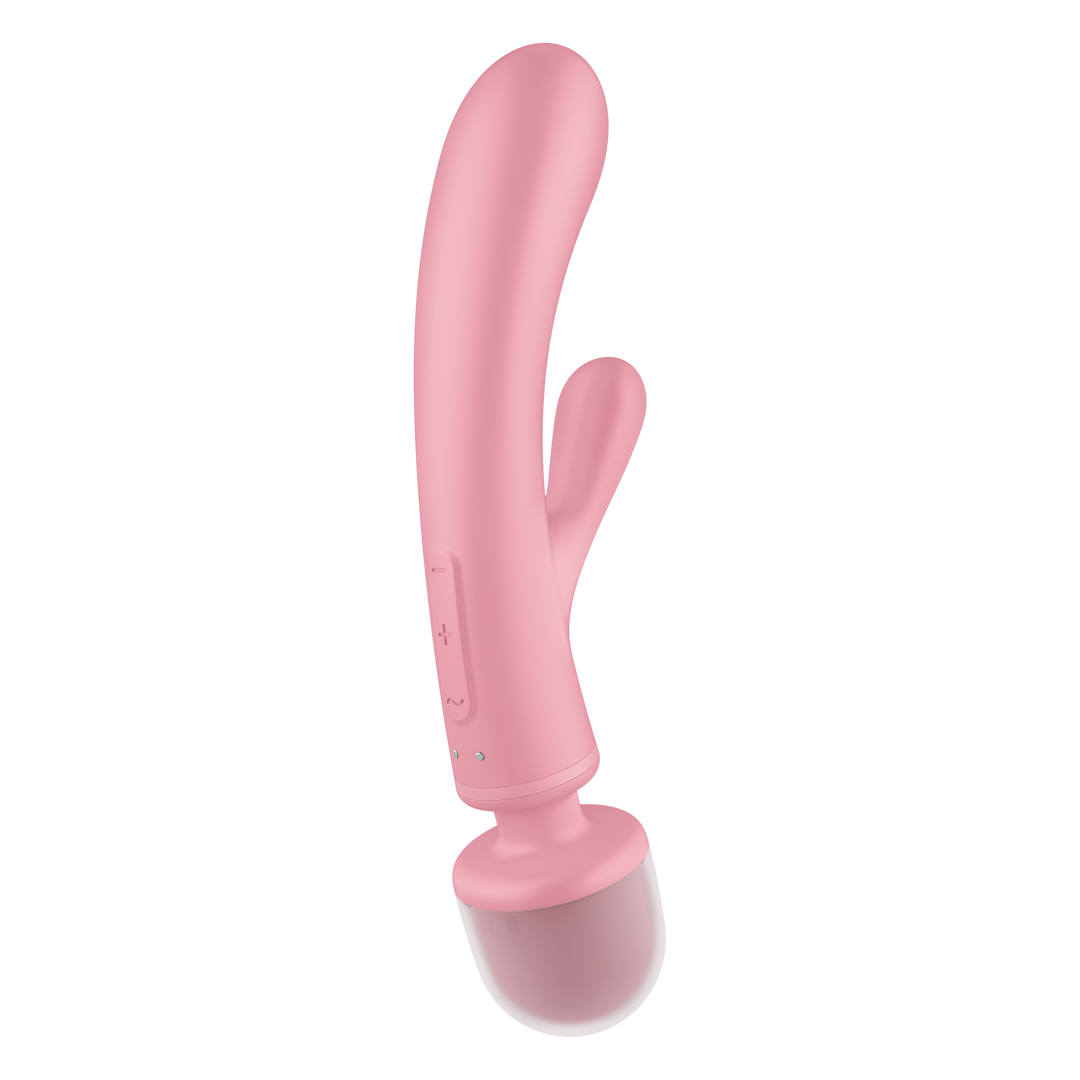 Triple Lover - Hybrid Wand Vibrator - Roze Pink - 3