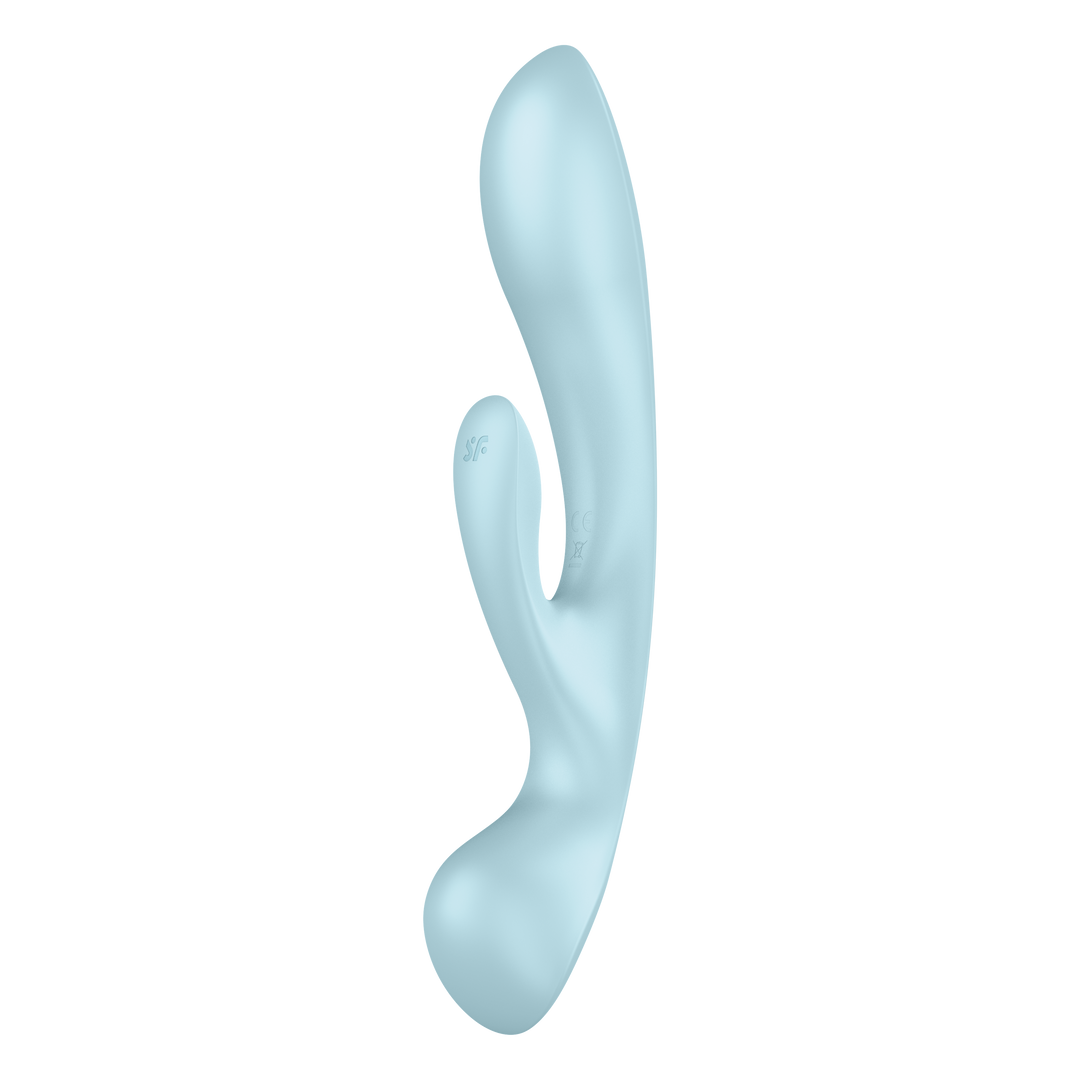 Triple Oh - Rabbit Vibrator - Lichtblauw Blau - 3