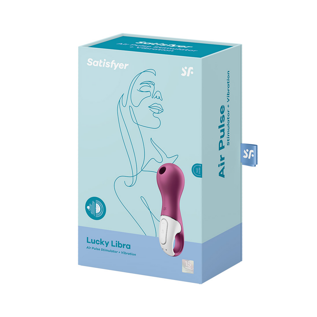 Lucky Libra - Air Pulse Stimulator en Vibration - Paars Violett - 3