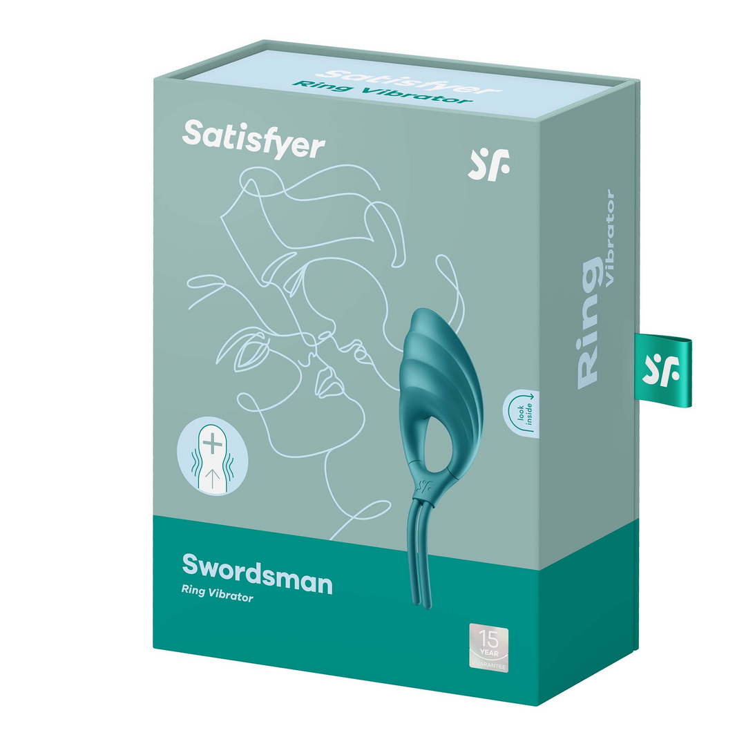 Zwaardvechter - Vibrerende Cockring - Groen Grün - 0