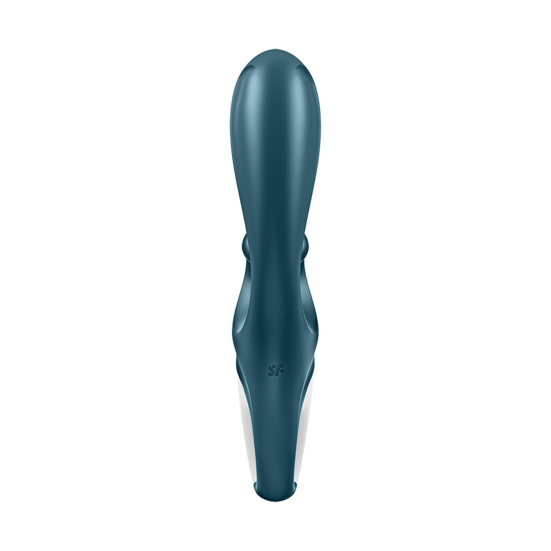 Hug Me - Rabbit Vibrator with Tongue Tip for Clitoris Stimulation - Bluegrey Blau - 3