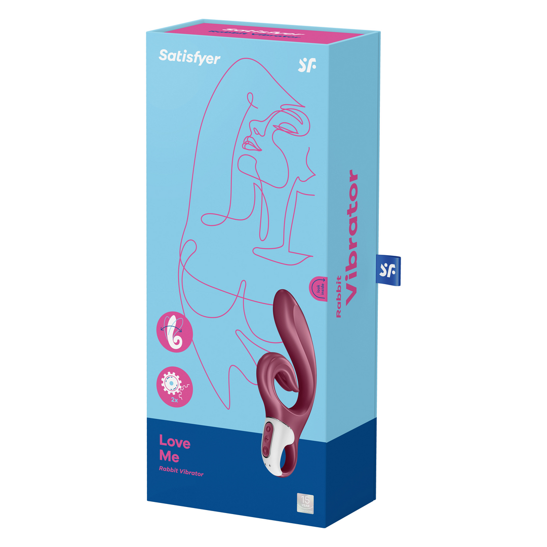 Love Me - G-Spot en Clitorale Stimulator - Rood Rot - 3