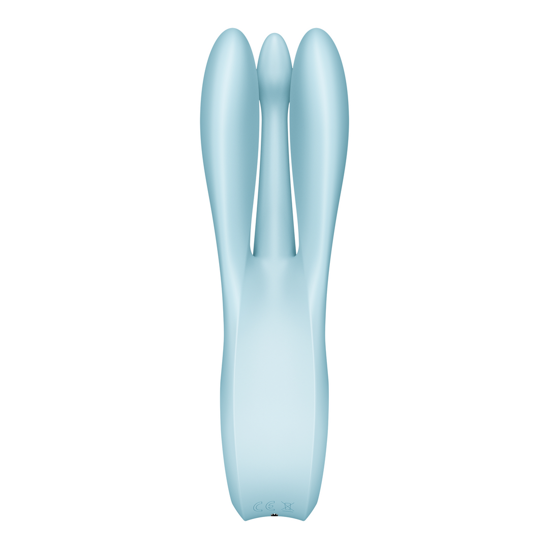 Threesome 1 - Vibrator - Light Blue Blue - 0