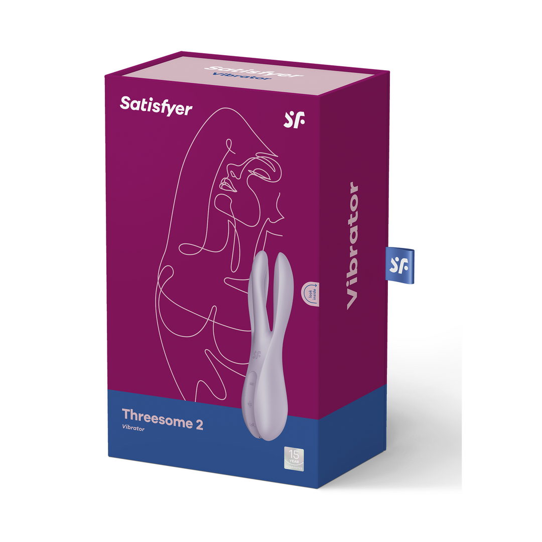 Threesome 2 - Vibrator - Violet Purple - 2