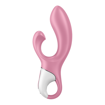 Air Pump Bunny 2 - Inflatable Rabbit Vibrator - Light Red Rot - 4