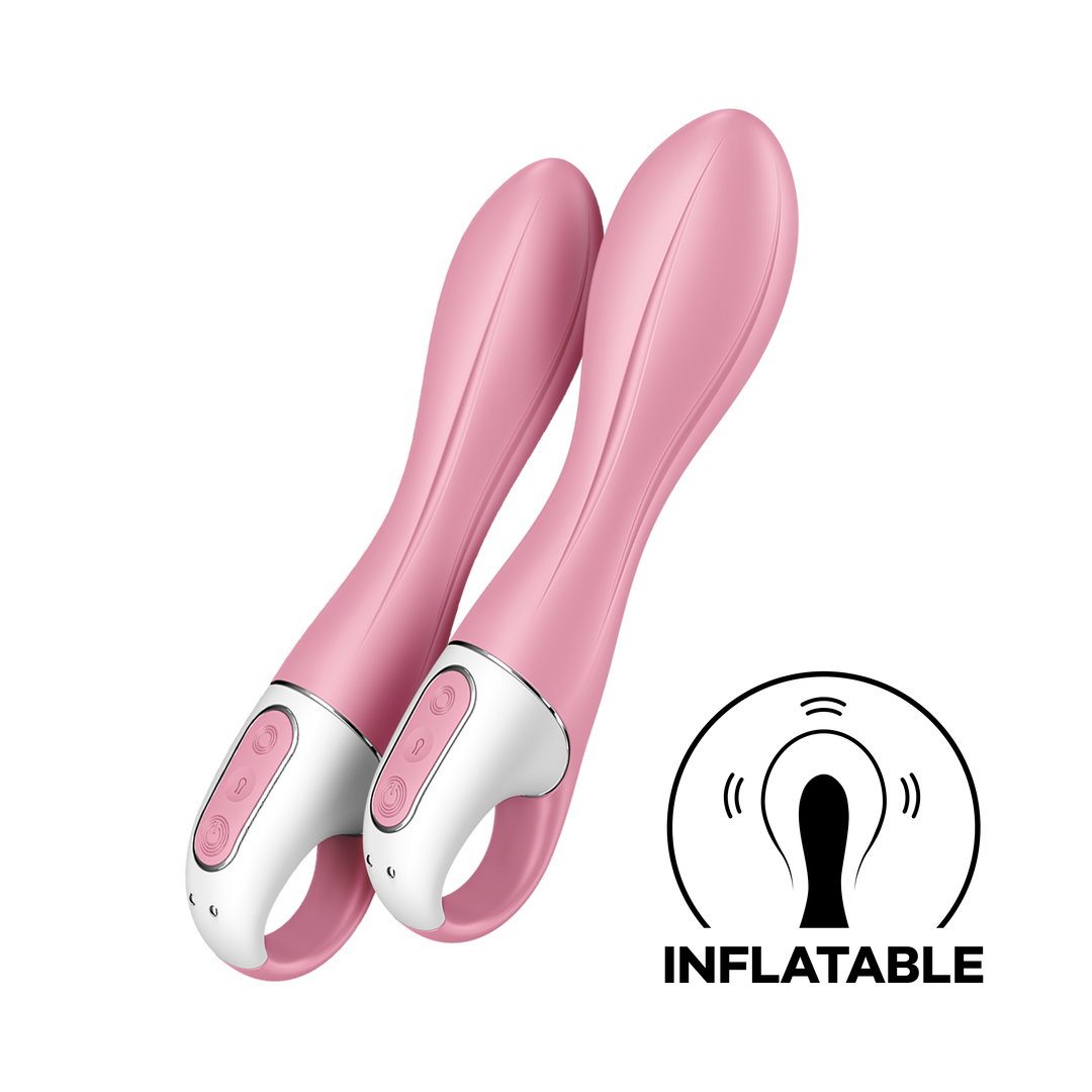 Luchtpomp Vibrator 2 - Opblaasbare Vibrator - Licht Rood Rot - 0