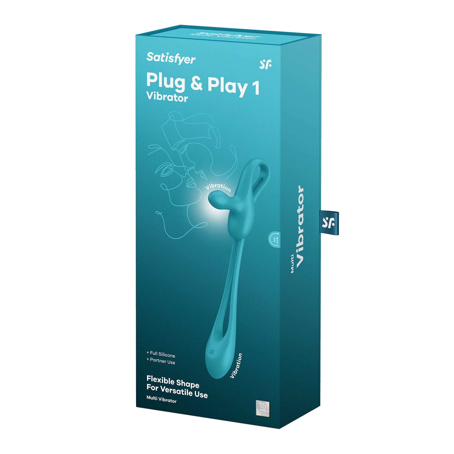 Plug and Play 1 - Partner Vibrator - Blauwgroen Grün - 3