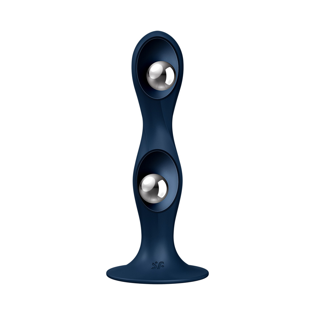 Double Ball-R - Gewichte Dildo - Donkerblauw Blau - 3