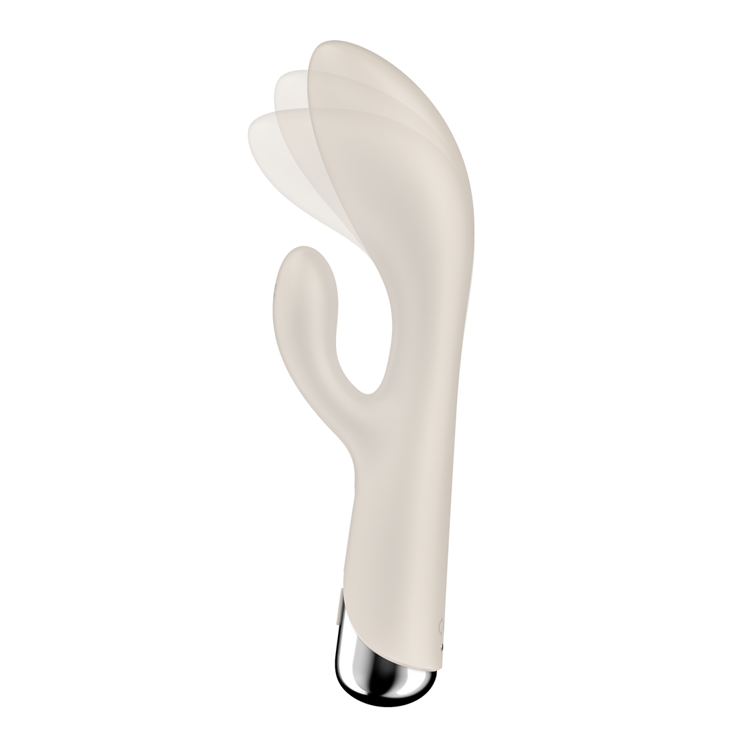 Spinning Rabbit 1 - Rotating Rabbit Vibrator - Beige Weiß - 4